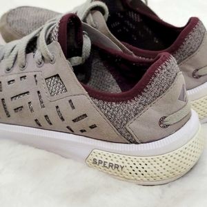 Sperry gray running shoes woman's 8